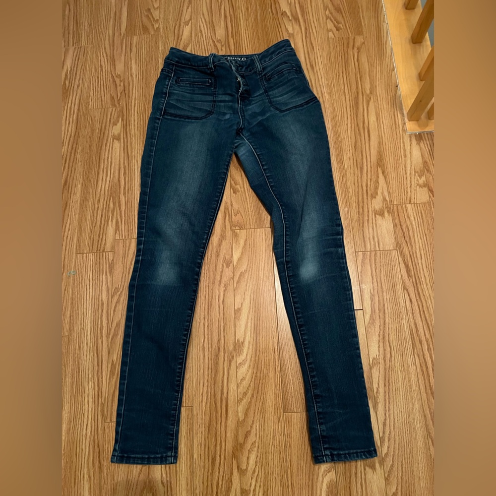 Women's Almost Famous Dark Blue Jeans